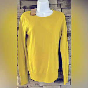 NWT GH bass cashmere blend lime sweater